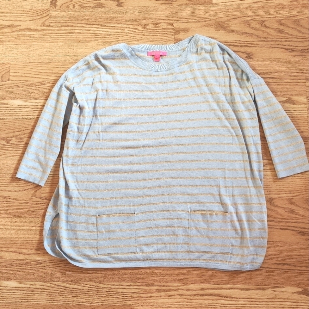 GUC Lilly Pultizer Striped Sweater, Size M